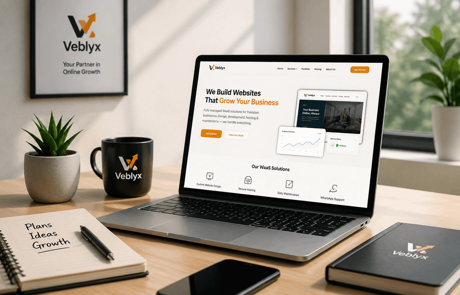 Veblyx team building websites for Pakistani businesses