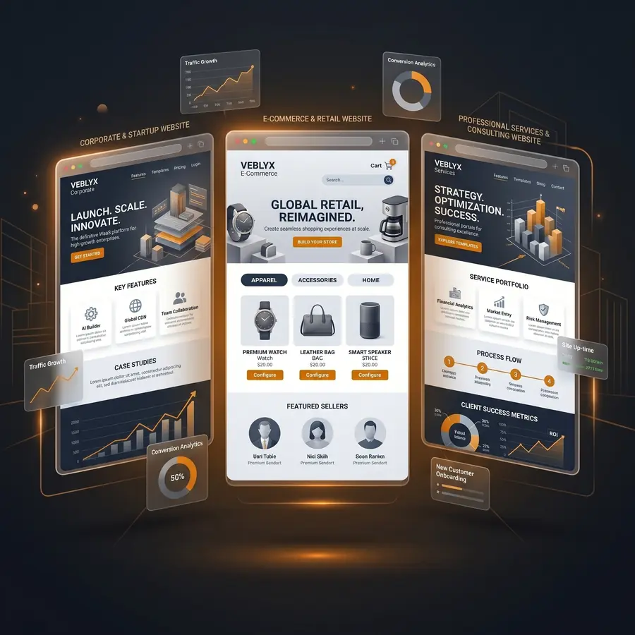Premium managed website hosting by Veblyx